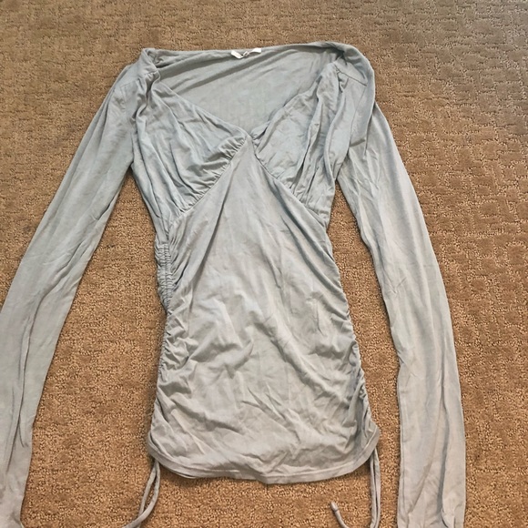 Revolve Tularosa Willow Top XS Gray $108 - Picture 5 of 7